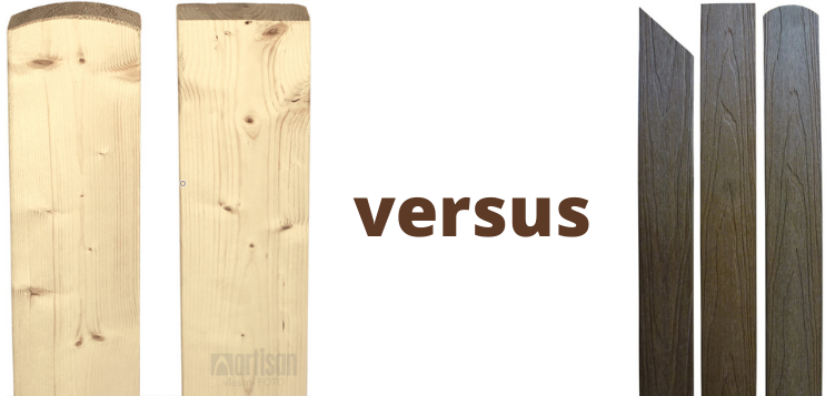 Dřevěné plotovky versus WPC plotovky